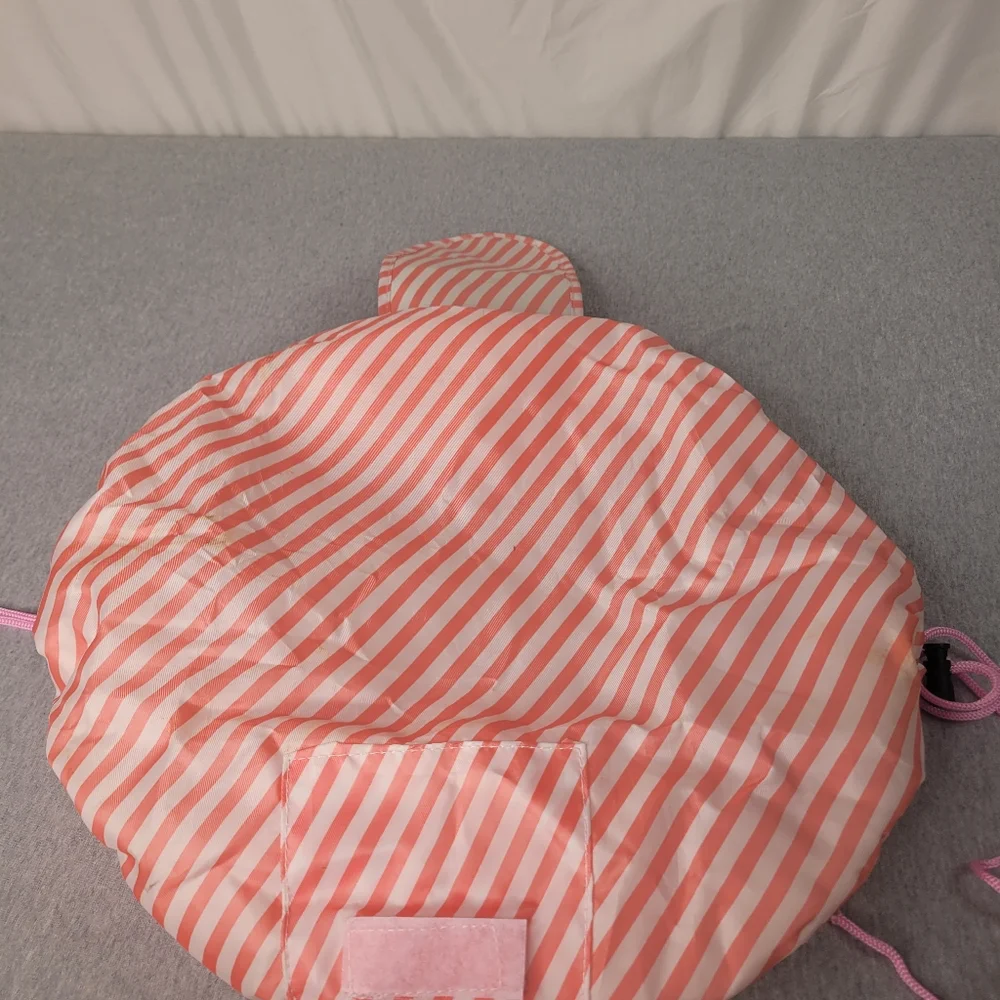 Foldable Makeup Bag with Draw String and Pockets Travel Compact NWOT
